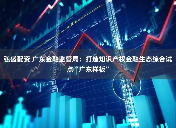 弘盛配资 广东金融监管局：打造知识产权金融生态综合试点“广东样板”