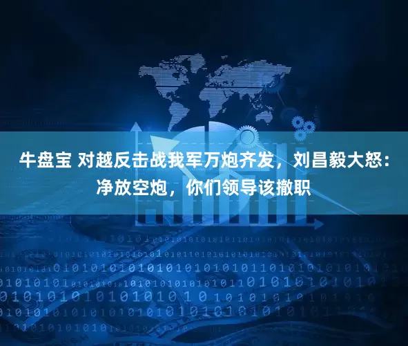 牛盘宝 对越反击战我军万炮齐发，刘昌毅大怒：净放空炮，你们领导该撤职